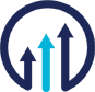 Icon of three arrows pointing upwards